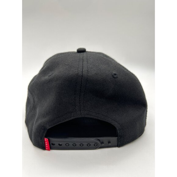 Tesla Black‎ Wool & Acrylic Unisex Snapback Hat OSFM Adjustable Fit - Picture 3 of 8
